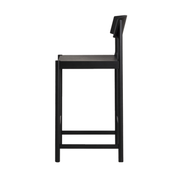 Rod barstol 65 cm - Svartebeiset ask - Mavis