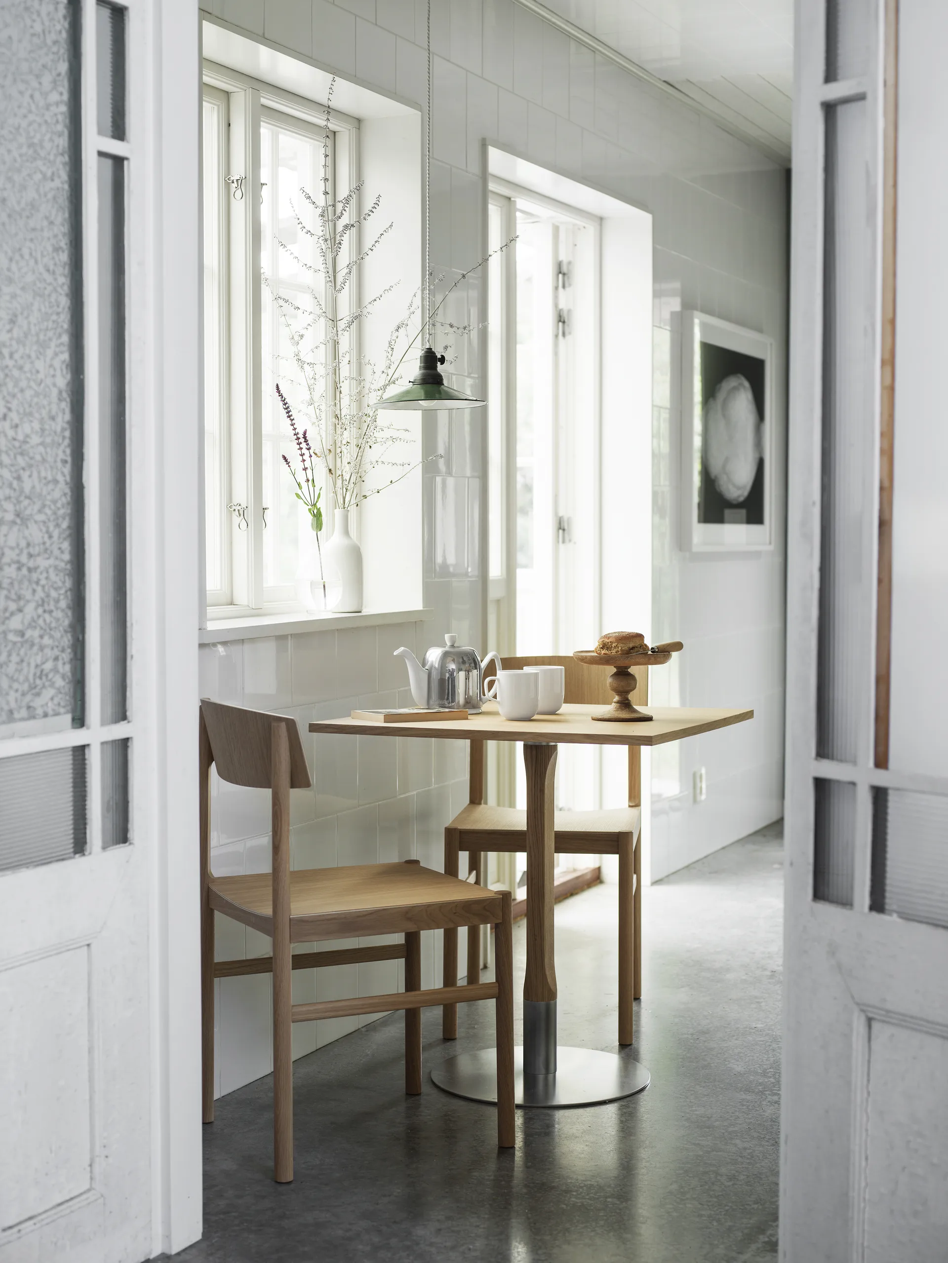 Rod stol, Hvit voksoljet eik Mavis