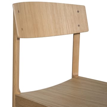 Rod stol - Hvitpigmentert mattlakkert eik - Mavis