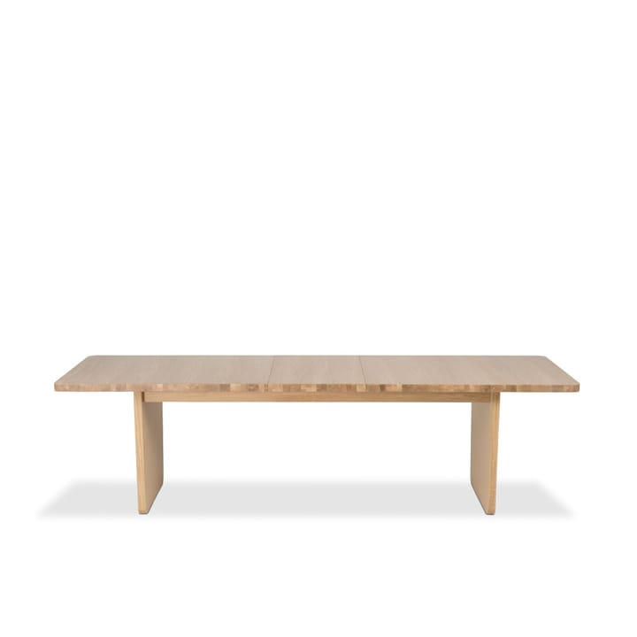 Vaud spisebord, Hvitpigmentert eik, 2 stk ilägg Mavis