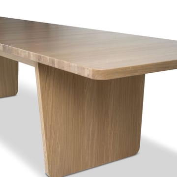 Vaud spisebord - Hvitpigmentert eik, 2 stk ilägg - Mavis