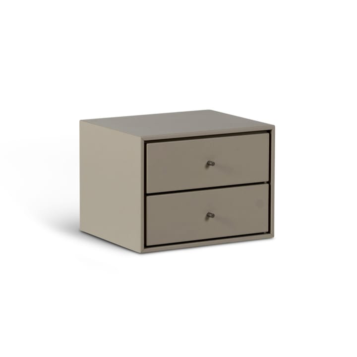 Volt nattbord vegghengt, Beige-rustfritt stål Mavis