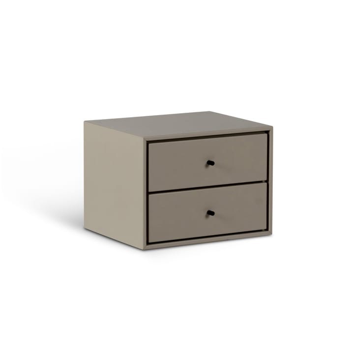 Volt nattbord vegghengt, Beige-svart Mavis