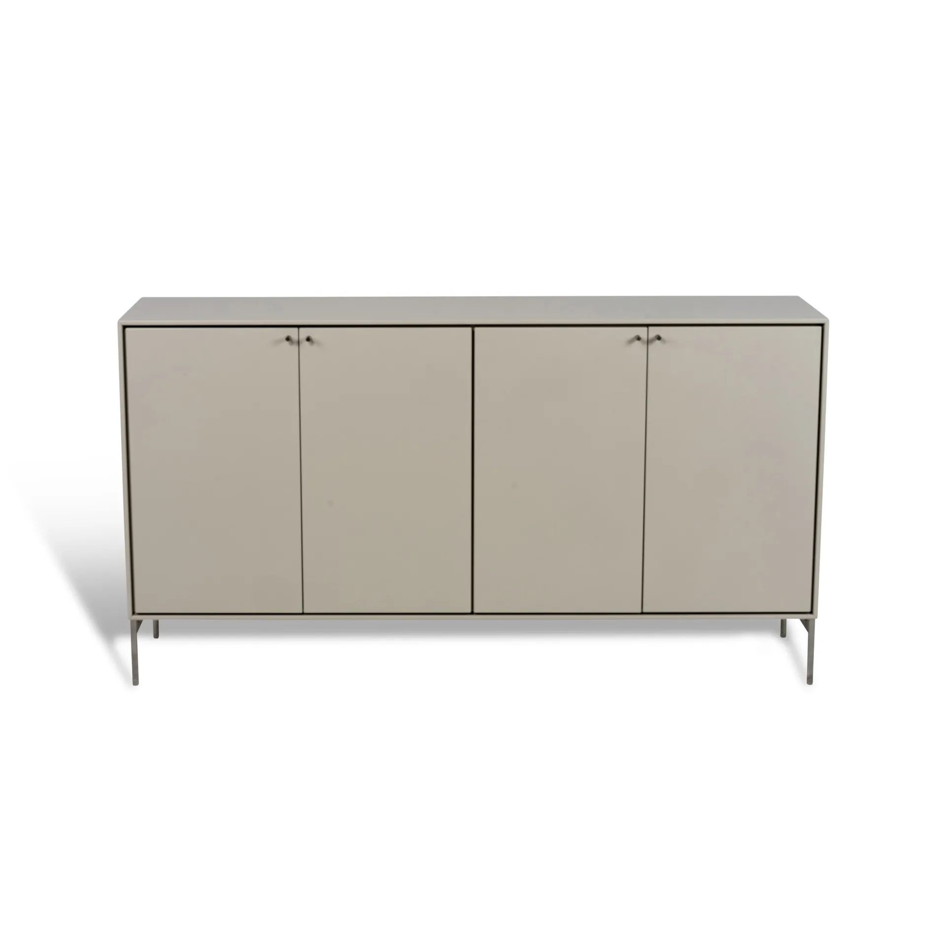 Volt sideboard 80x148 cm, Beige-rustfritt stål Mavis