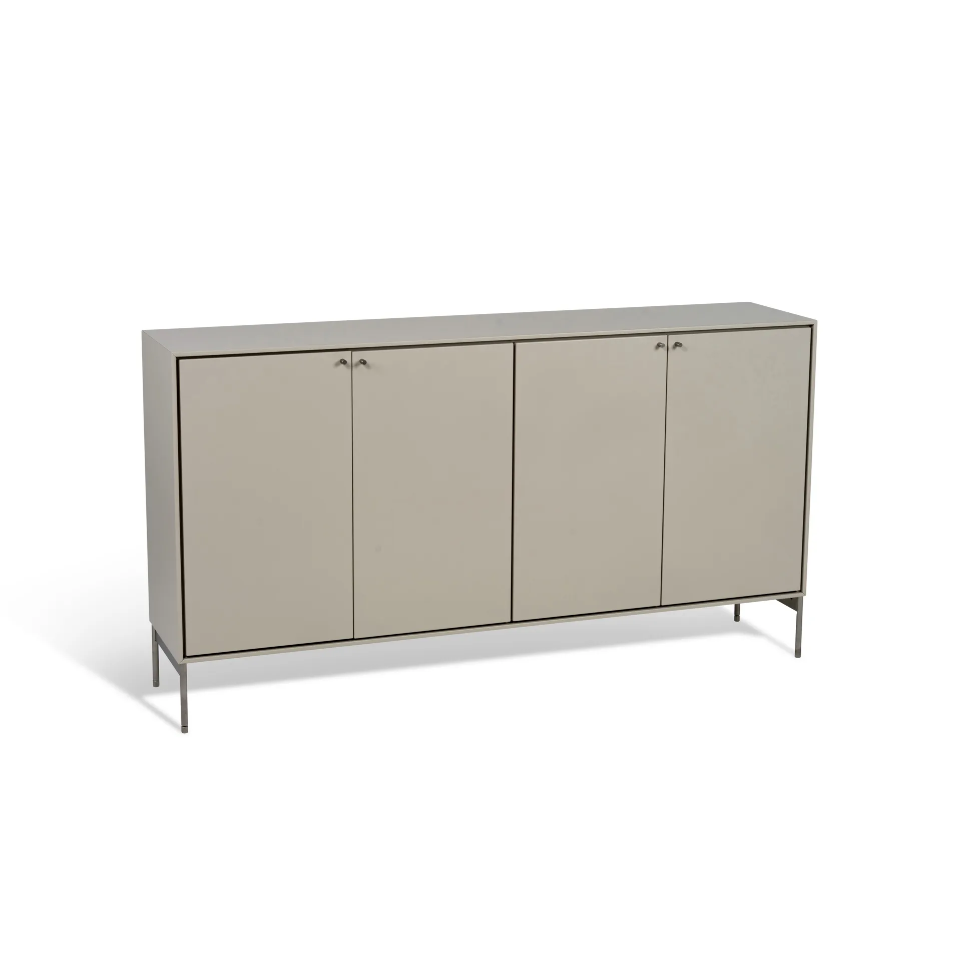 Volt sideboard 80x148 cm, Beige-rustfritt stål Mavis
