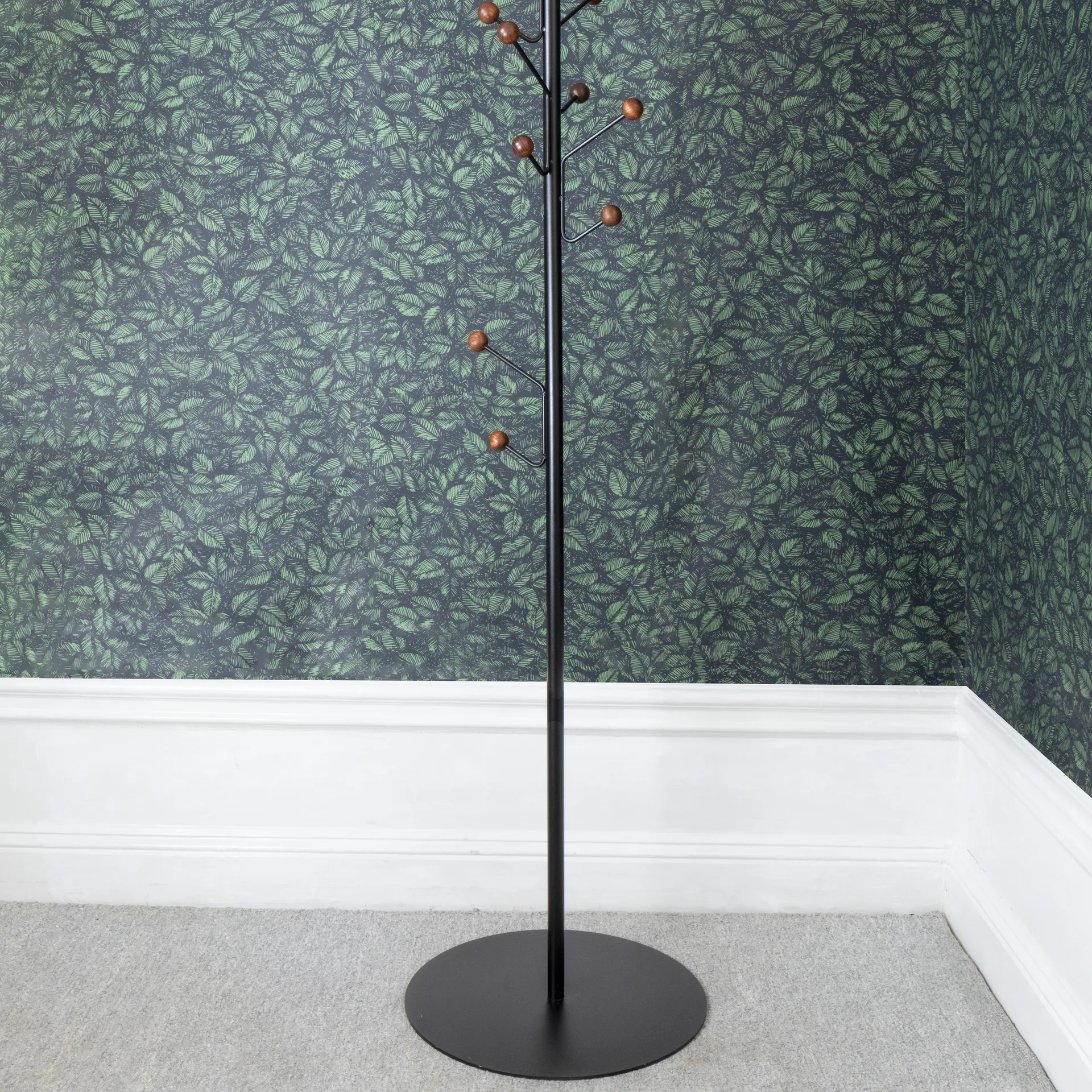 Bill Floor klesknagg, Svart-mørkbrun Maze