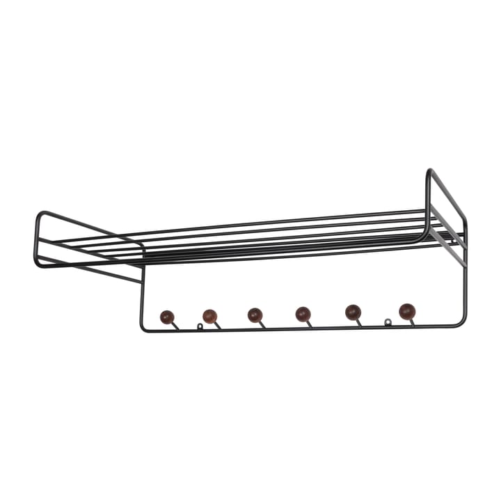 Bill Hat rack hattehylle - Svart, mørkebrun - Maze