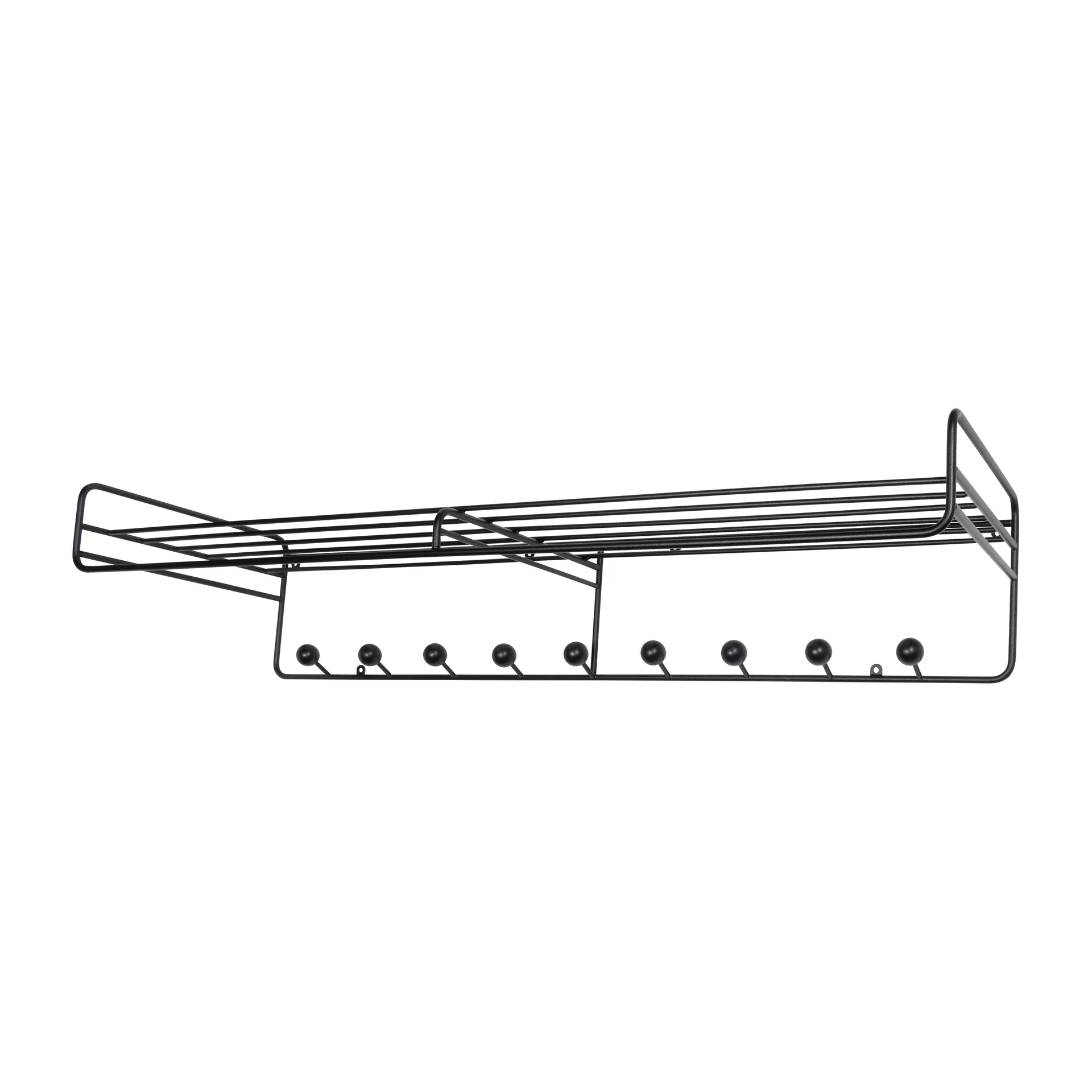 Bill Hat rack L hattehylle, Svart Maze