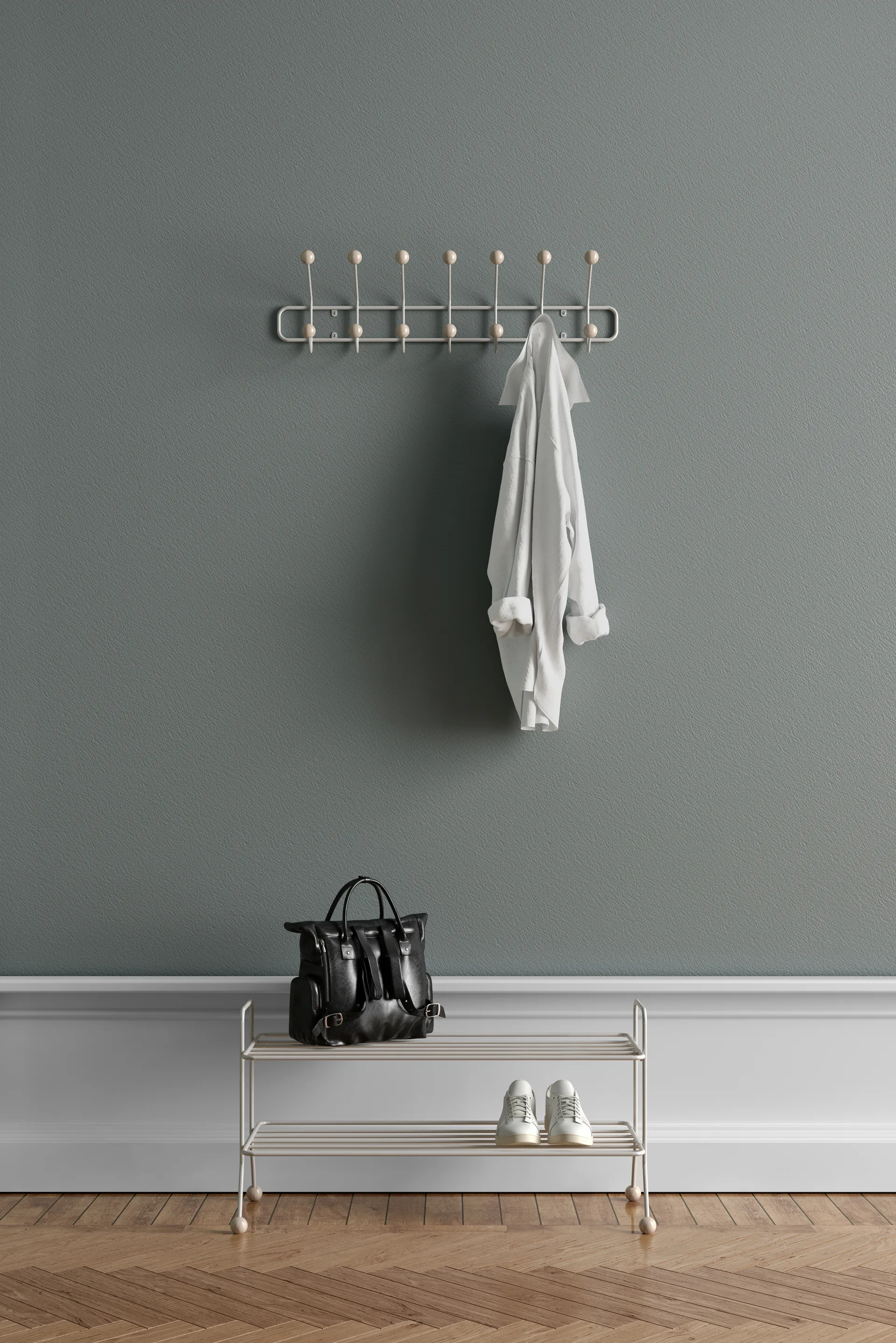 Bill Shoe Shelf L skohylle, Greige Maze