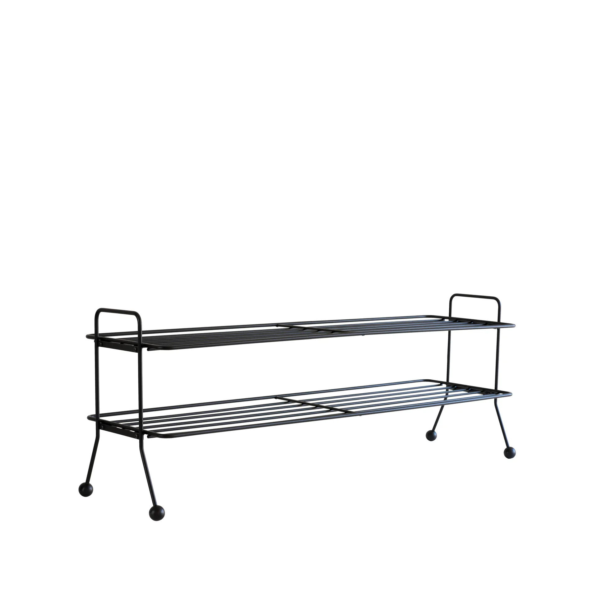 Bill Shoe Shelf L skohylle, sort Maze