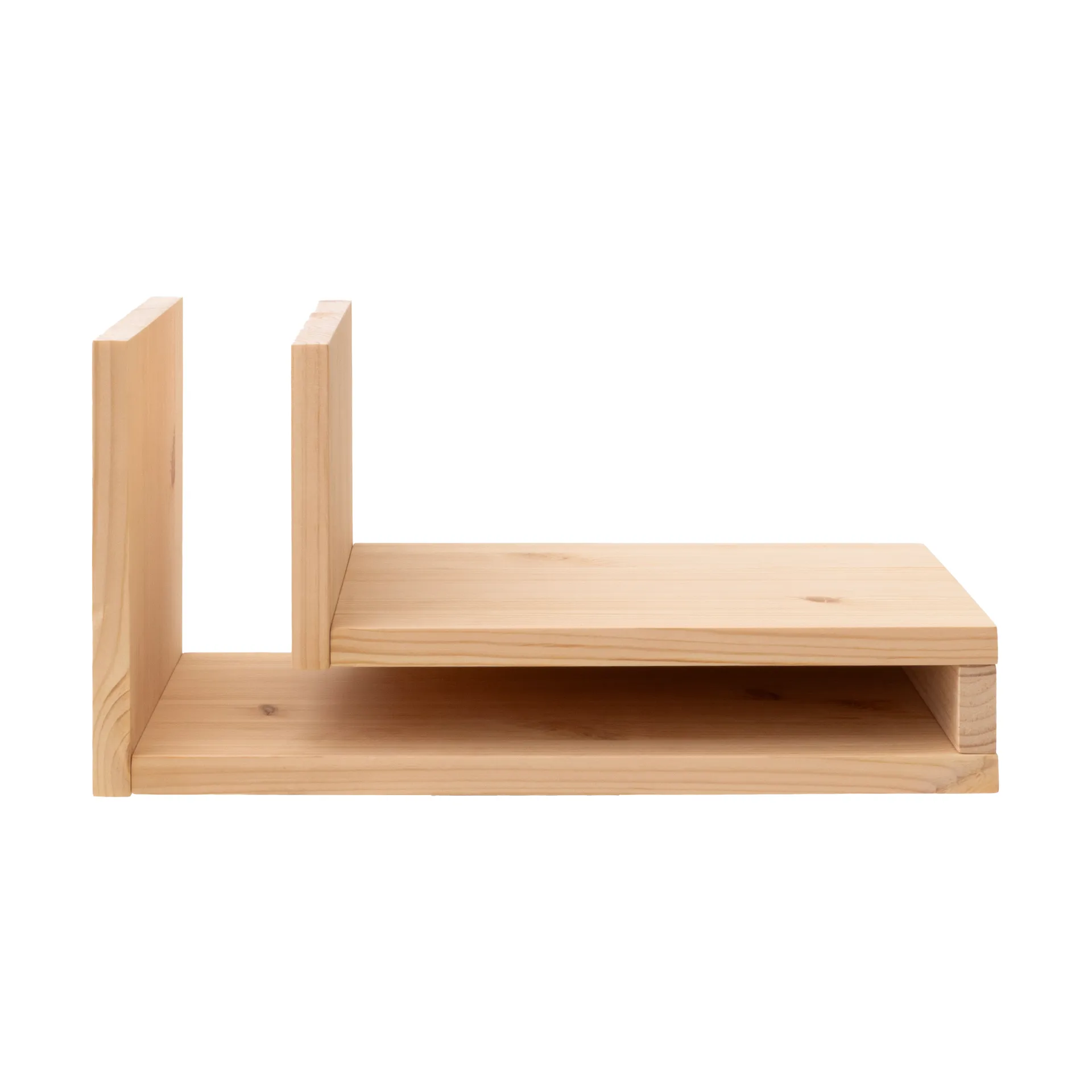 F-shelf Play DIY vegghylle, Pine, right Maze