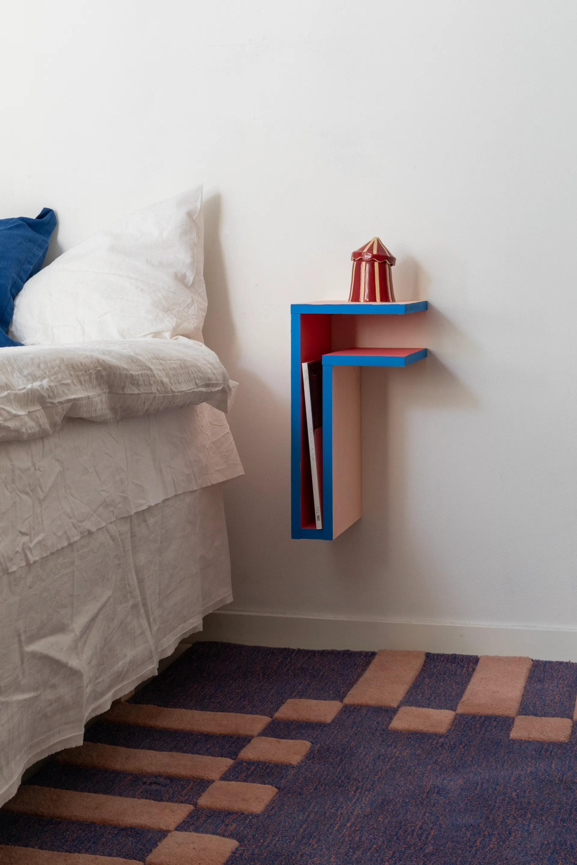F-shelf Play DIY vegghylle, Pine, right Maze