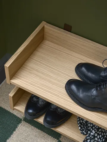 Gentle skohylle - Eik, 78x8x30 cm - Maze