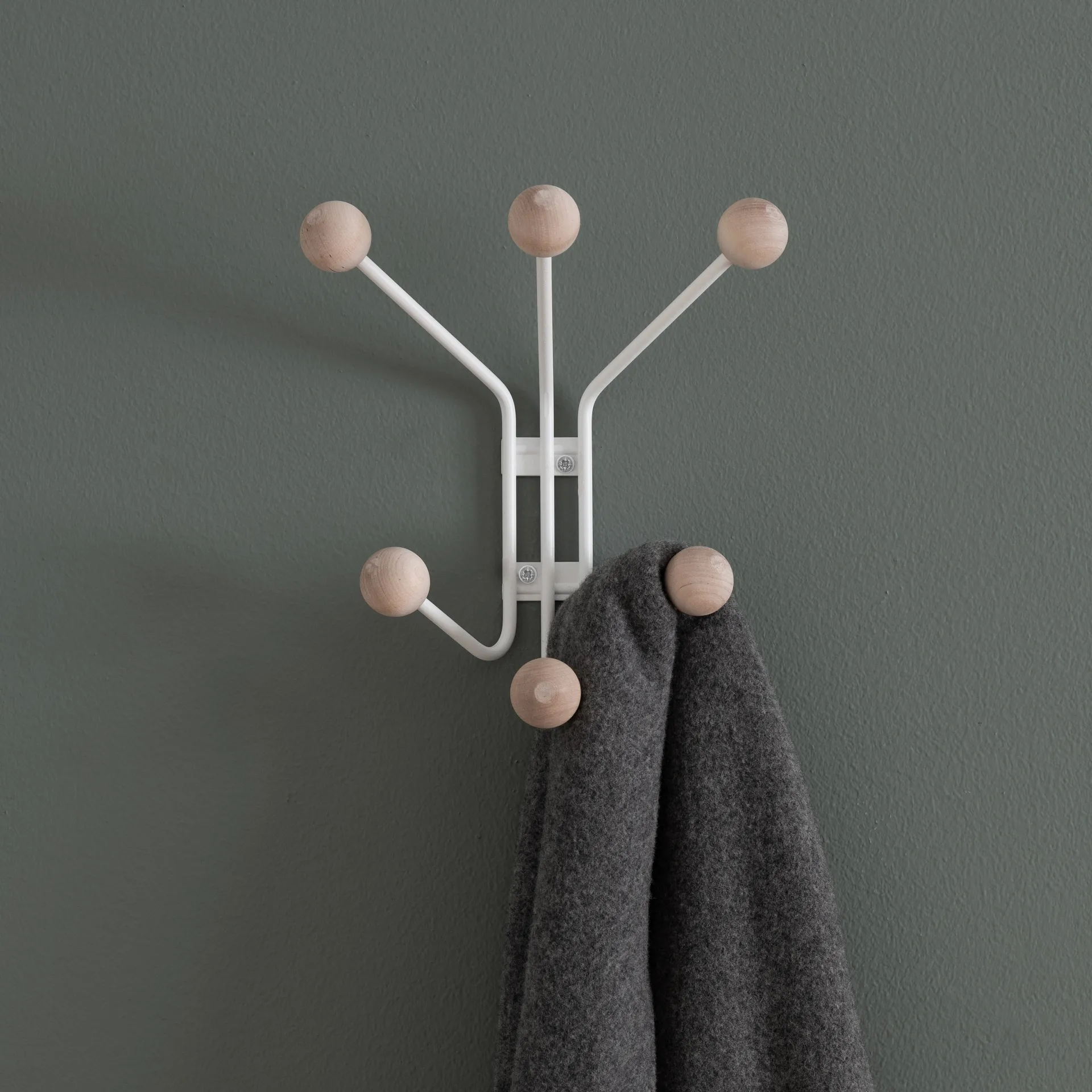 Knagg Bill XS, hvit Maze