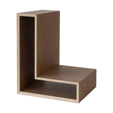 L-shelf vegghylle - Valnøtt, 30x38x29 cm - Maze
