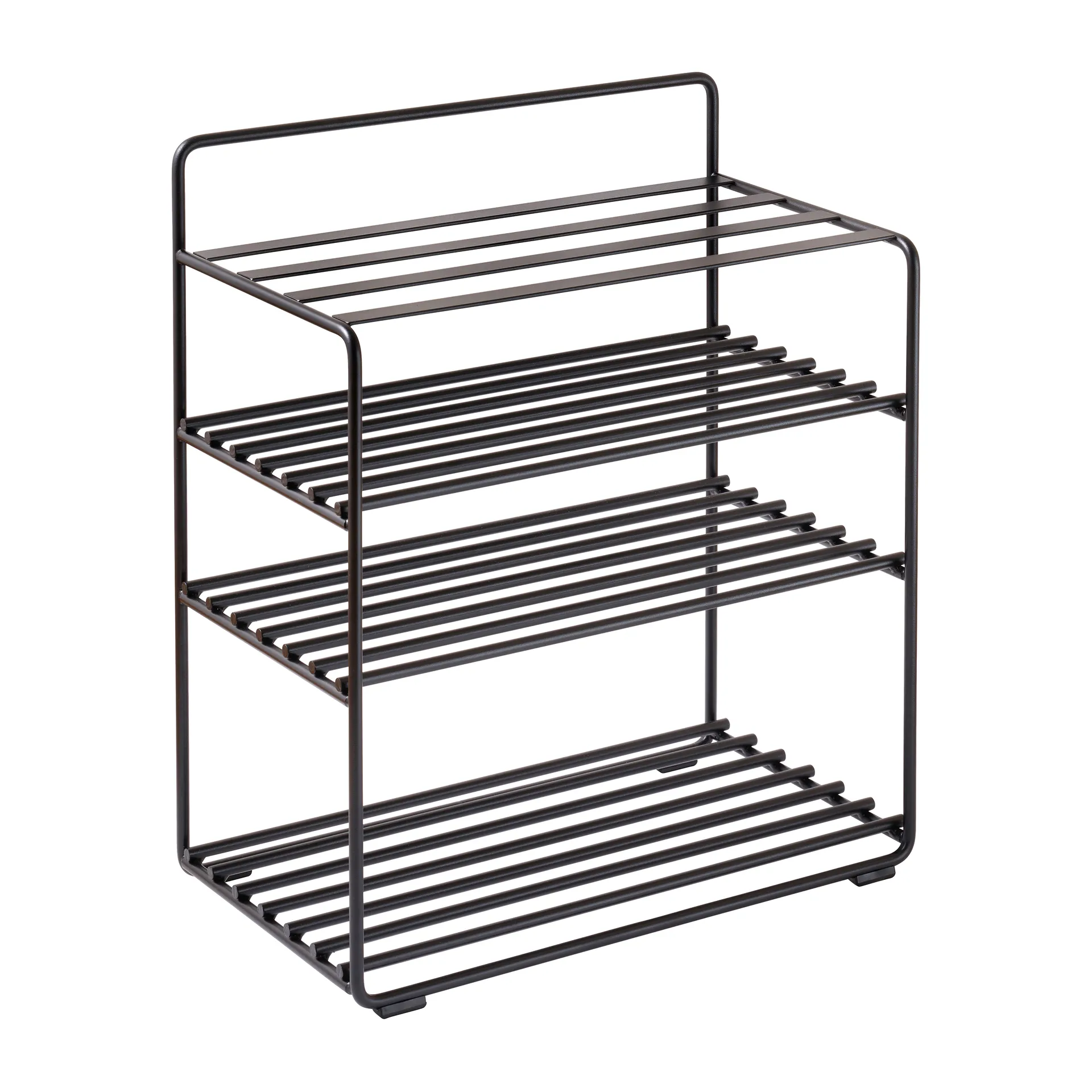 Lower East Seat hylle-krakk 50 x 28 x 58 cm, Black-black leather Maze