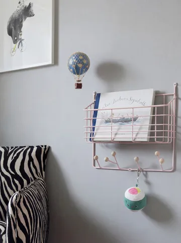 Mitten shelf hylle junior - Pale pink, 38,6x35,2x8,6 cm - Maze