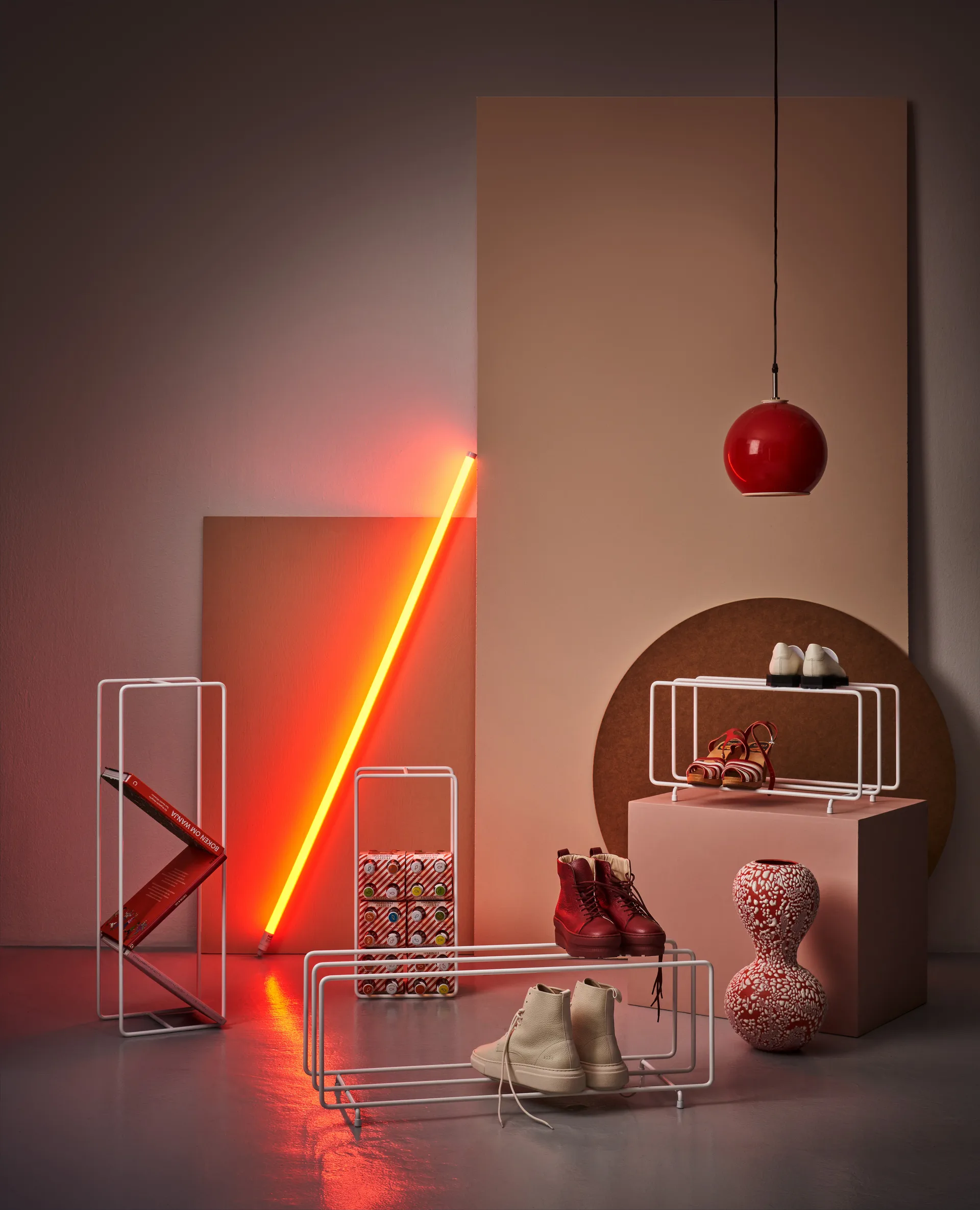 Mixrack oppbevaringshylle L, Hvit Maze