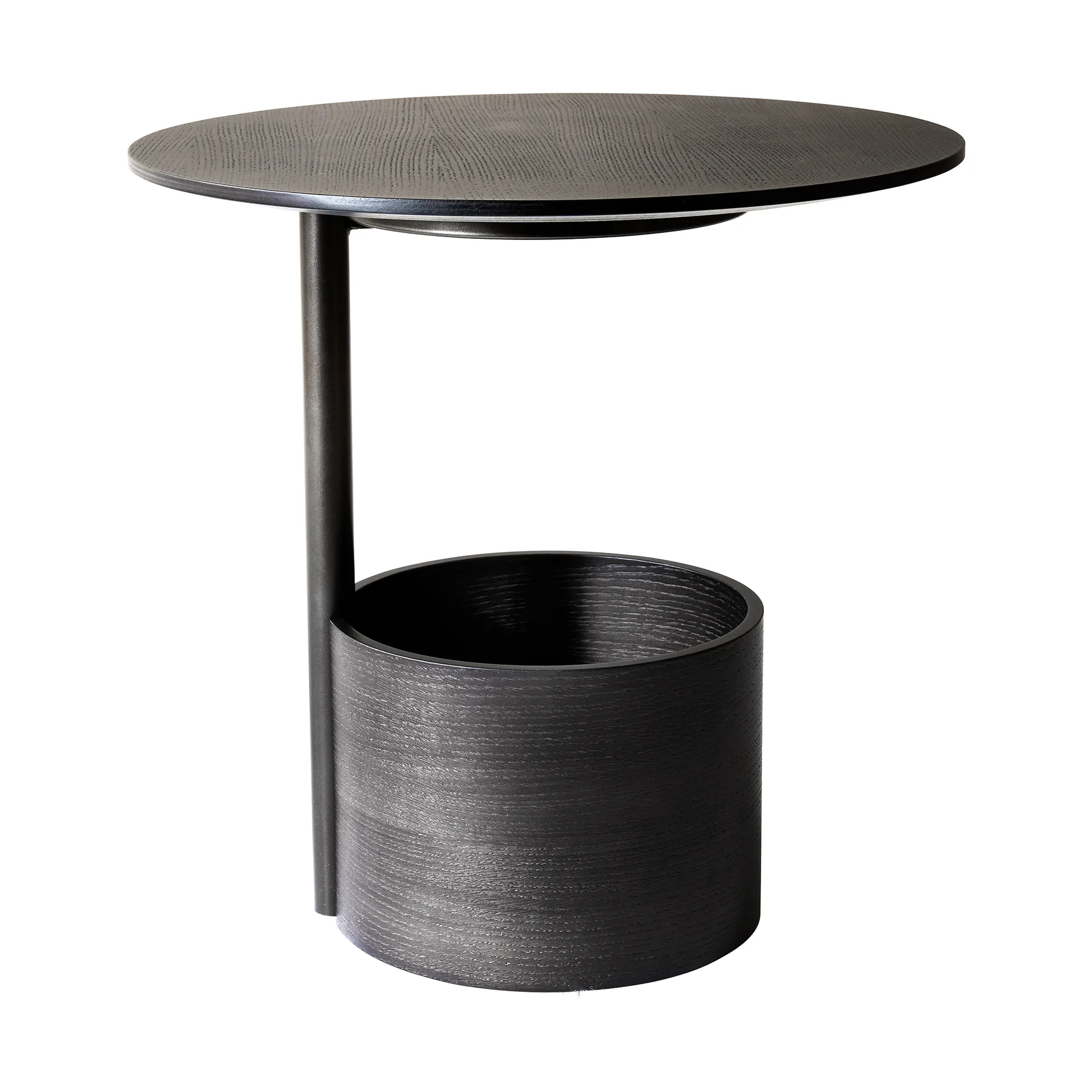 Parasol S salongbord Ø 50 cm, Dark stained oak Maze