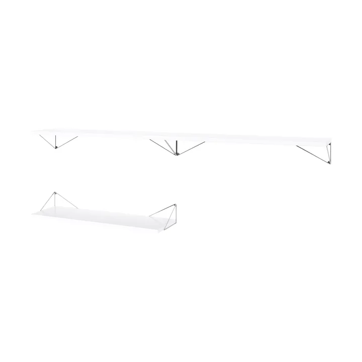 Pythagoras Bundle A hyllesystem hvit-krom - Maze