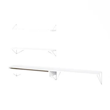 Pythagoras Bundle D hyllesystem hvit-hvit - Maze