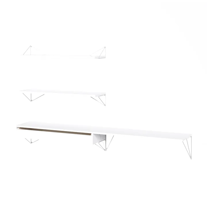 Pythagoras Bundle D hyllesystem hvit-hvit - Maze