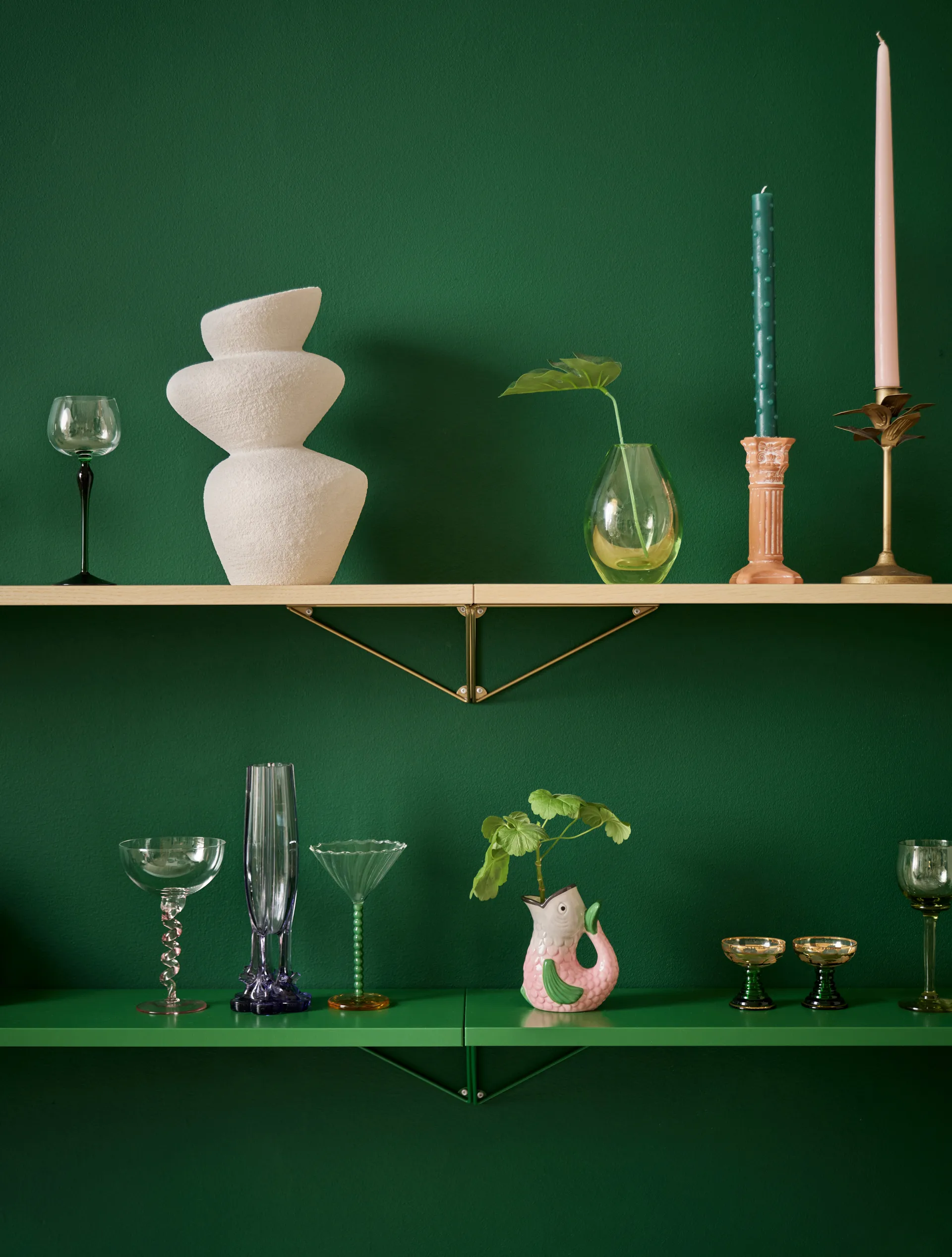 Pythagoras konsoll, 2-pakn., Fern green Maze