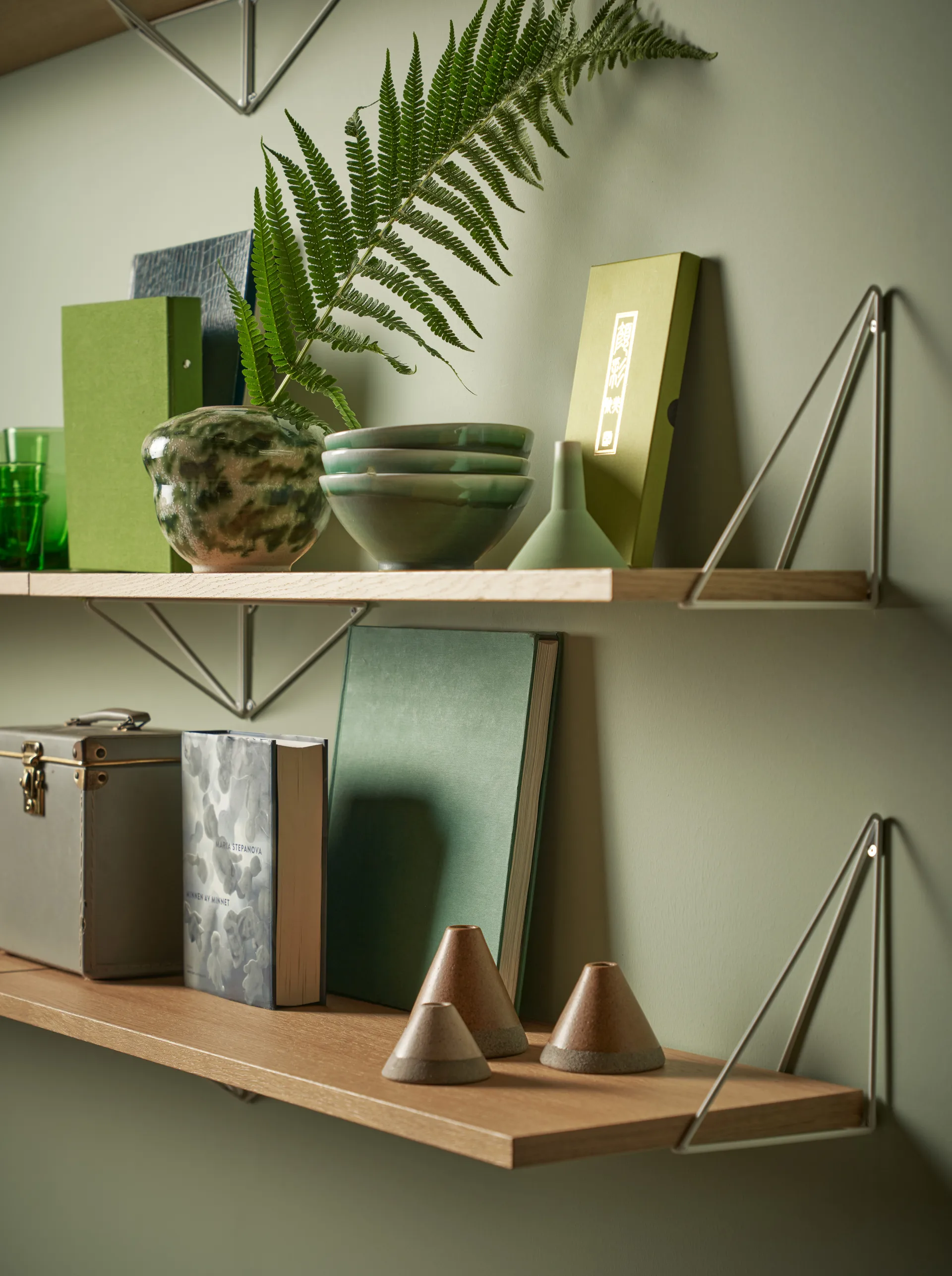 Pythagoras konsoll, 2-pakn., krom Maze