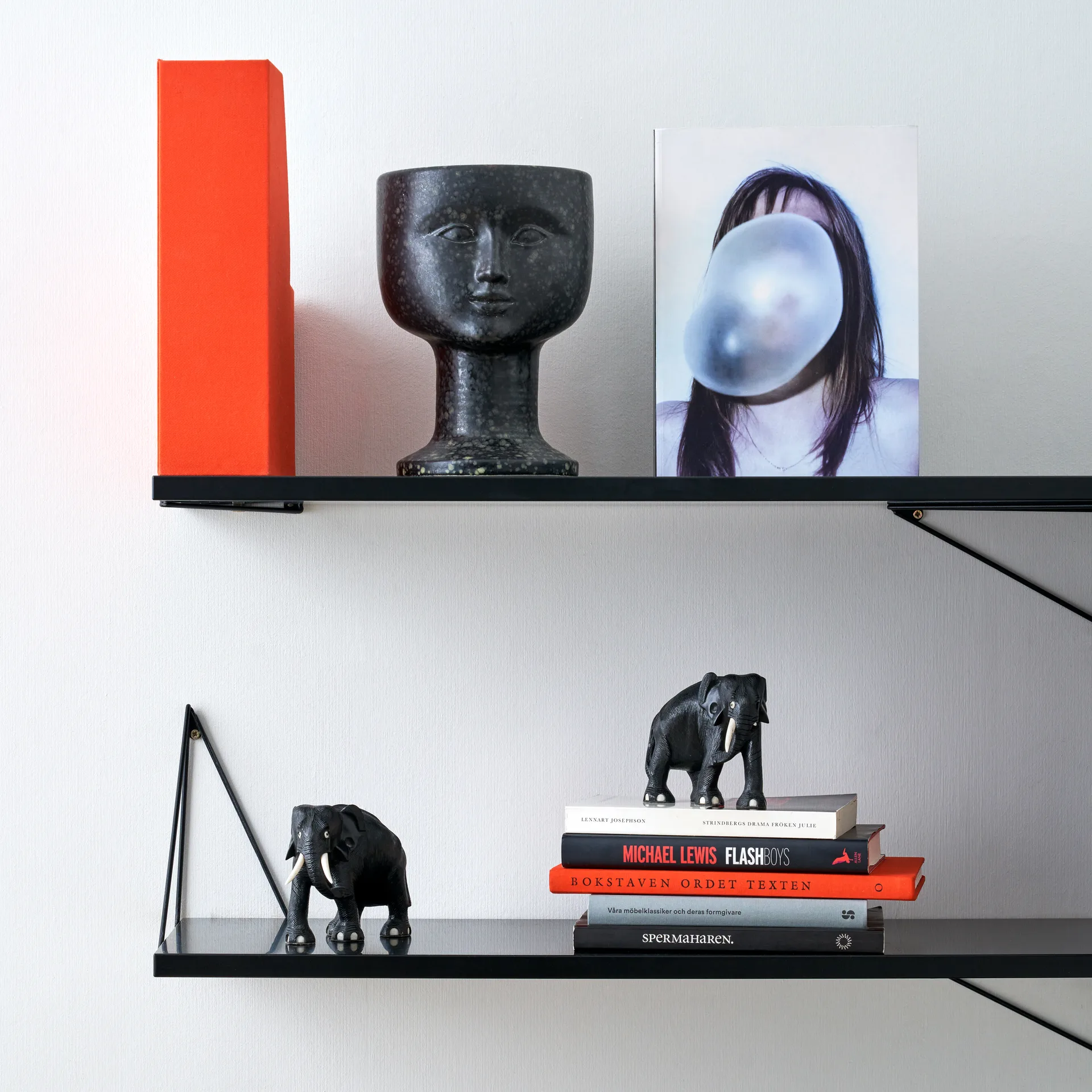 Pythagoras konsoll, 2-pakn., sort Maze