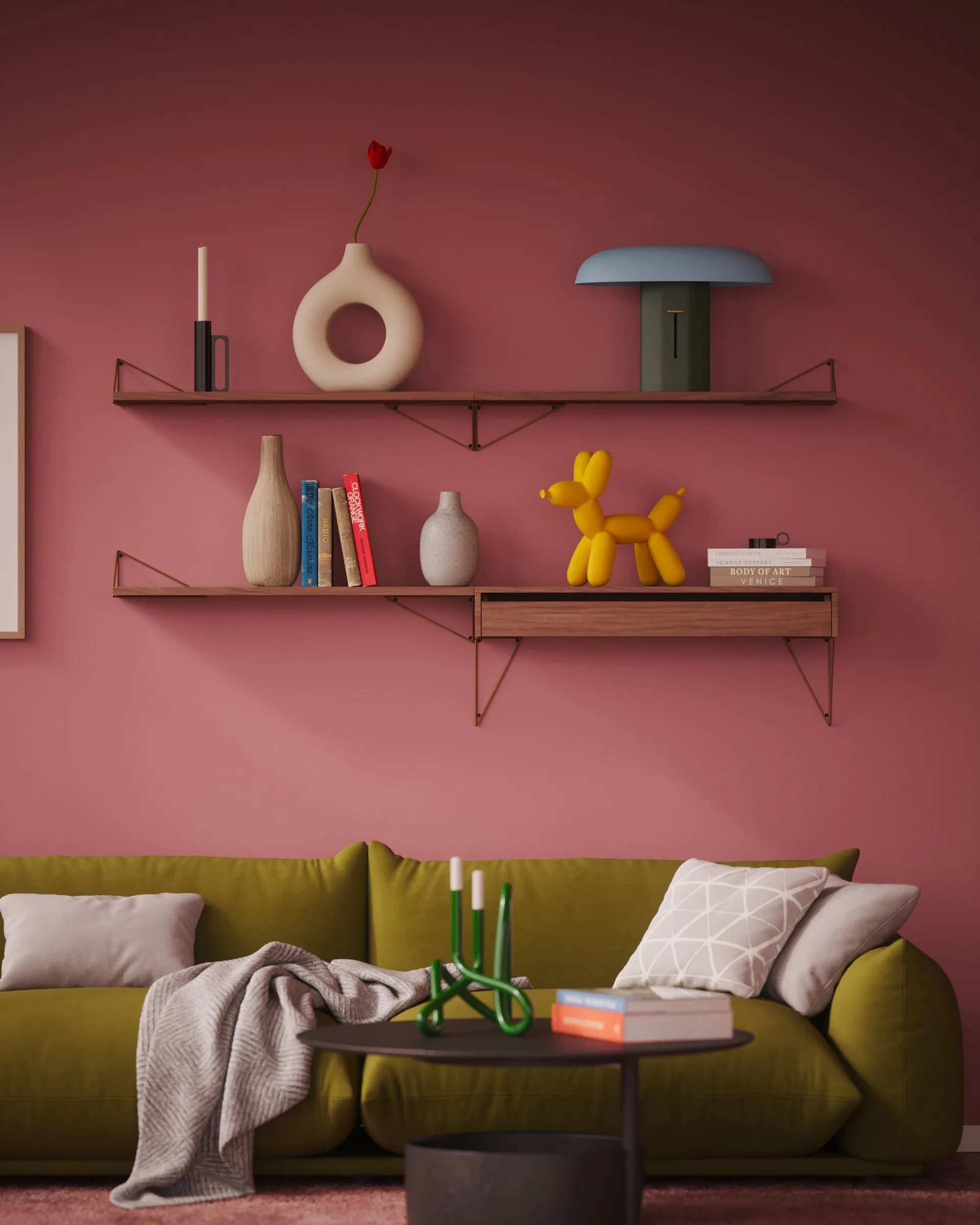 Pythagoras låda L, Valnøtt Maze