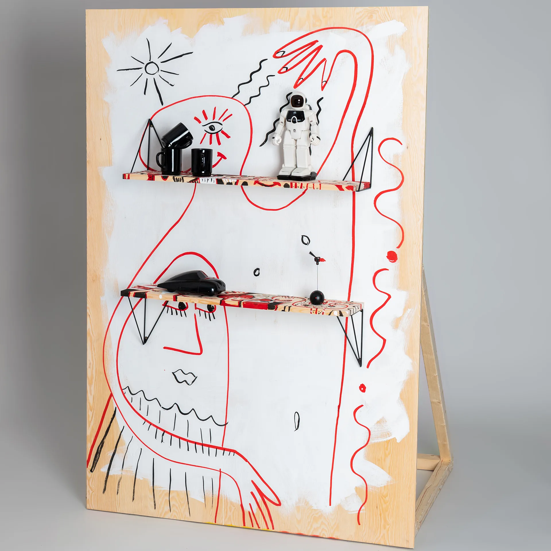 Pythagoras Play hylle, Svart Maze