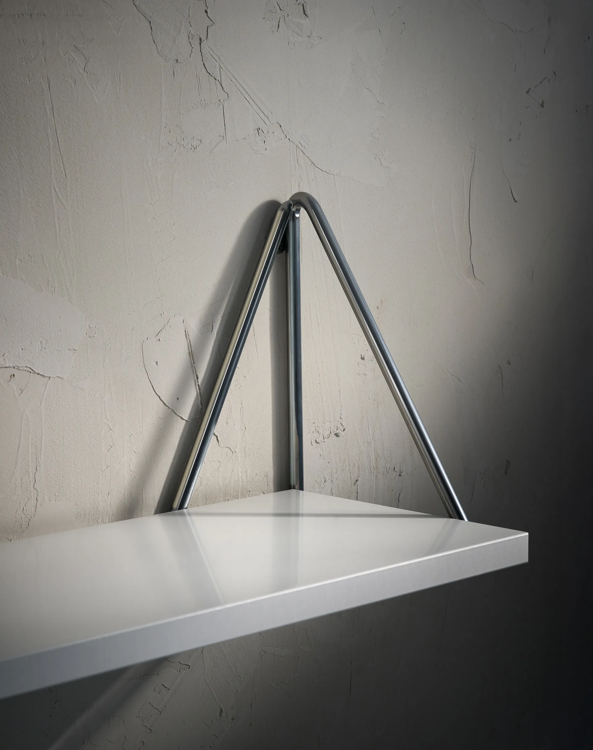 Pythagoras XL Brackets 2‑pakning, Chrome Maze