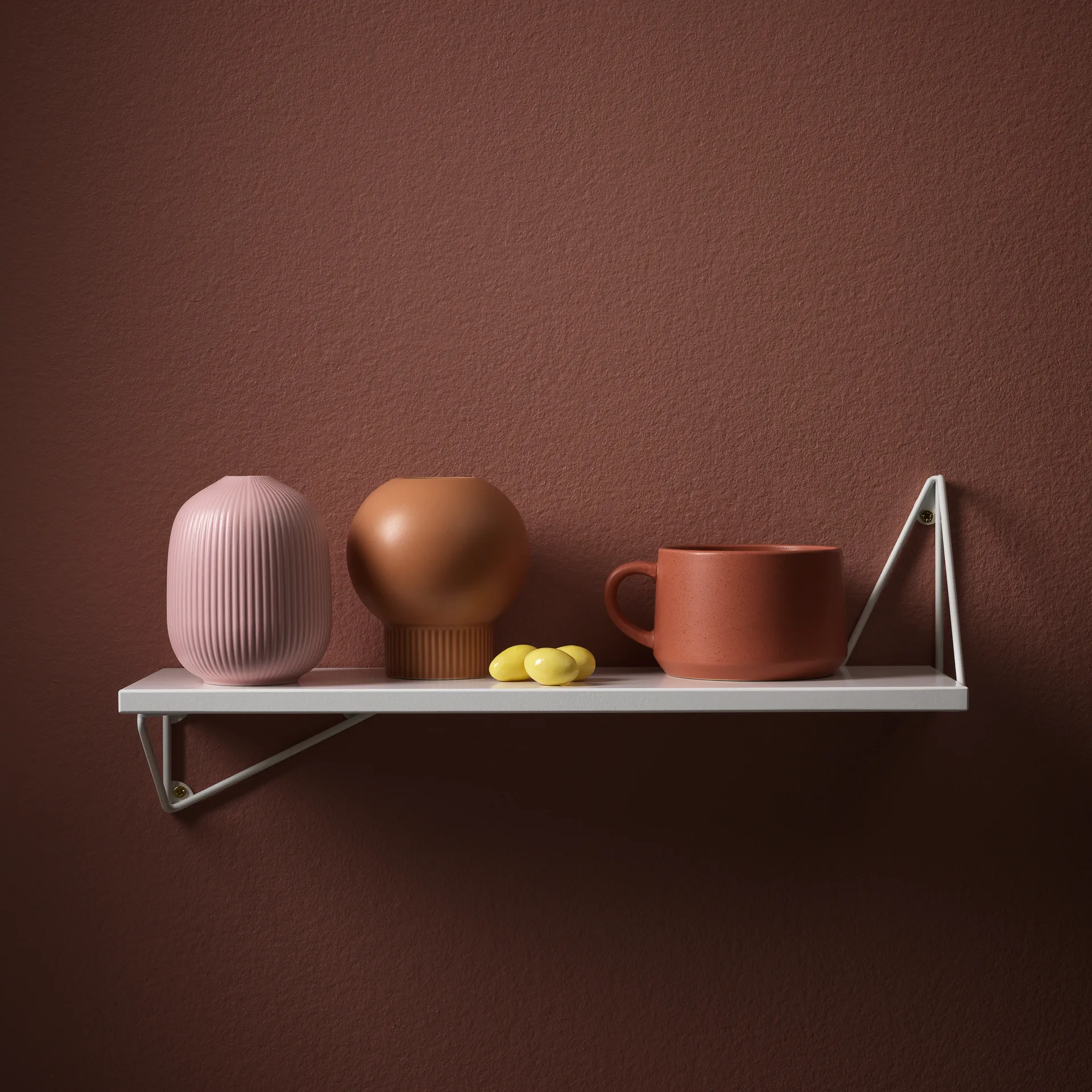 Pythagoras XS hylle, hvit Maze