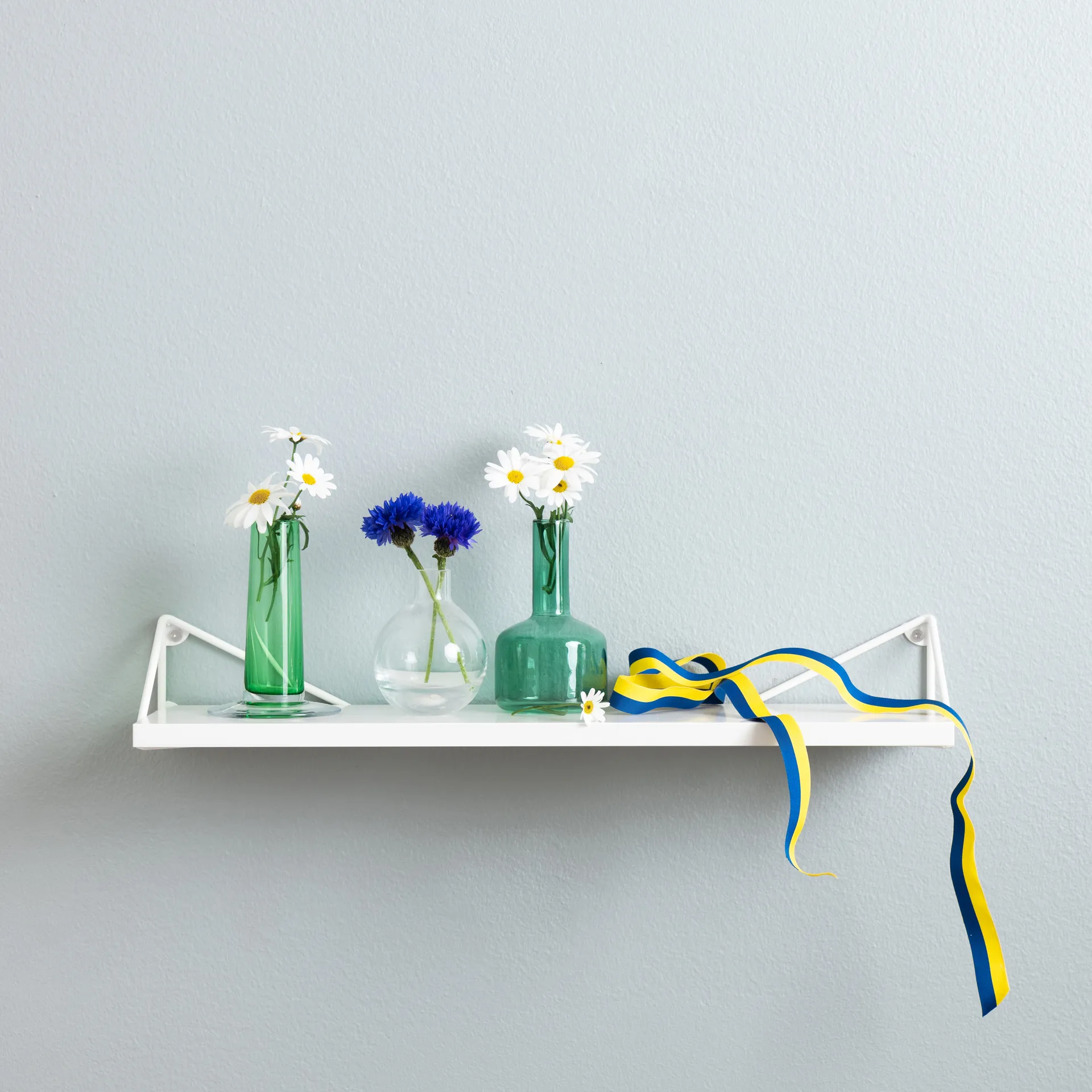 Pythagoras XS hylle, hvit Maze