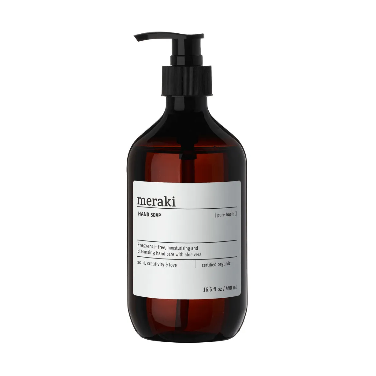 Meraki håndsåpe 490 ml, Pure basic Meraki