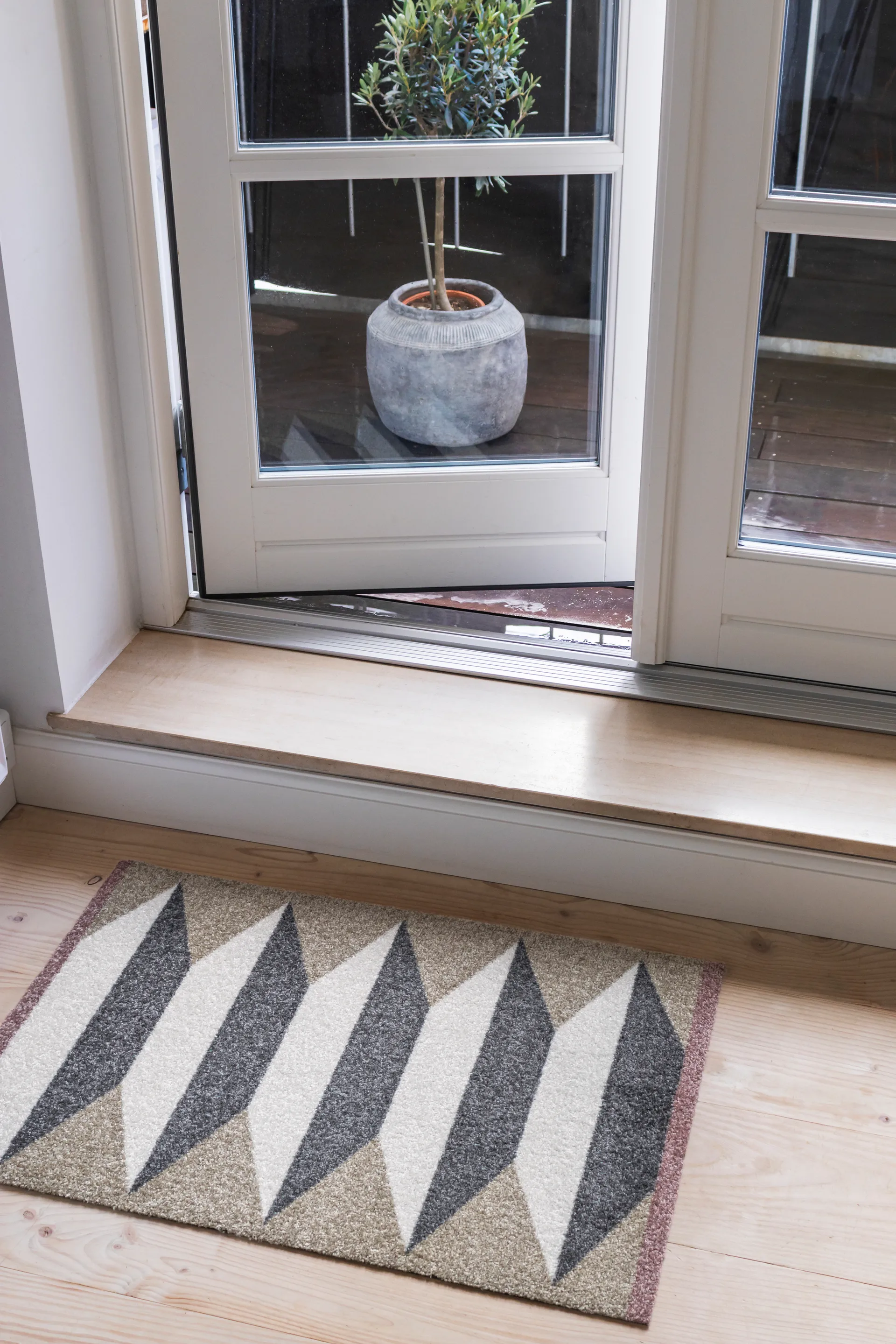 Accordion all-round dørmatte, Sand, 55 x 80 cm Mette Ditmer