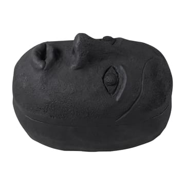 Art piece face eske 9 x 12 cm - Black - Mette Ditmer