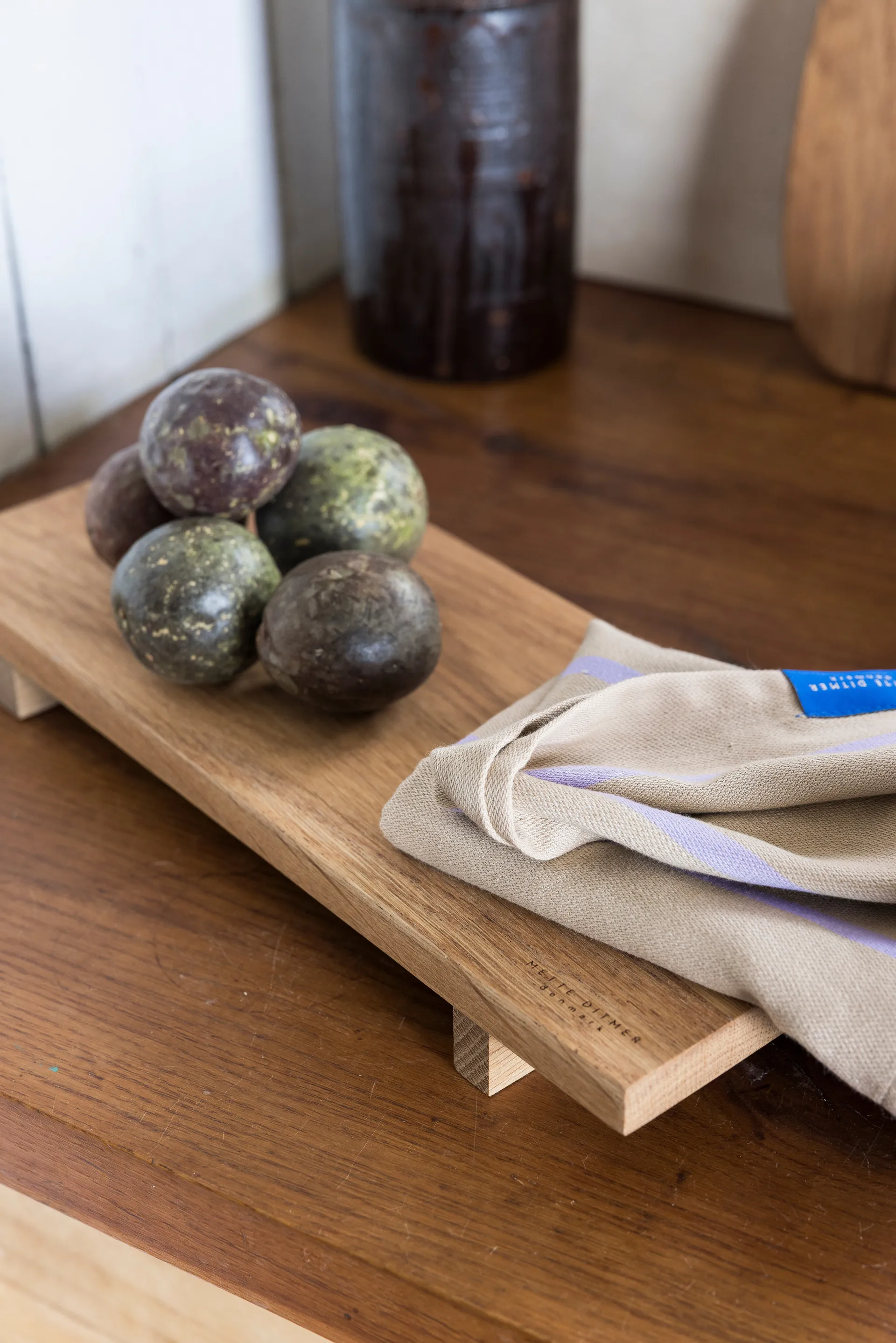 Authentic serveringsbrett, Natural, 15x36 cm Mette Ditmer