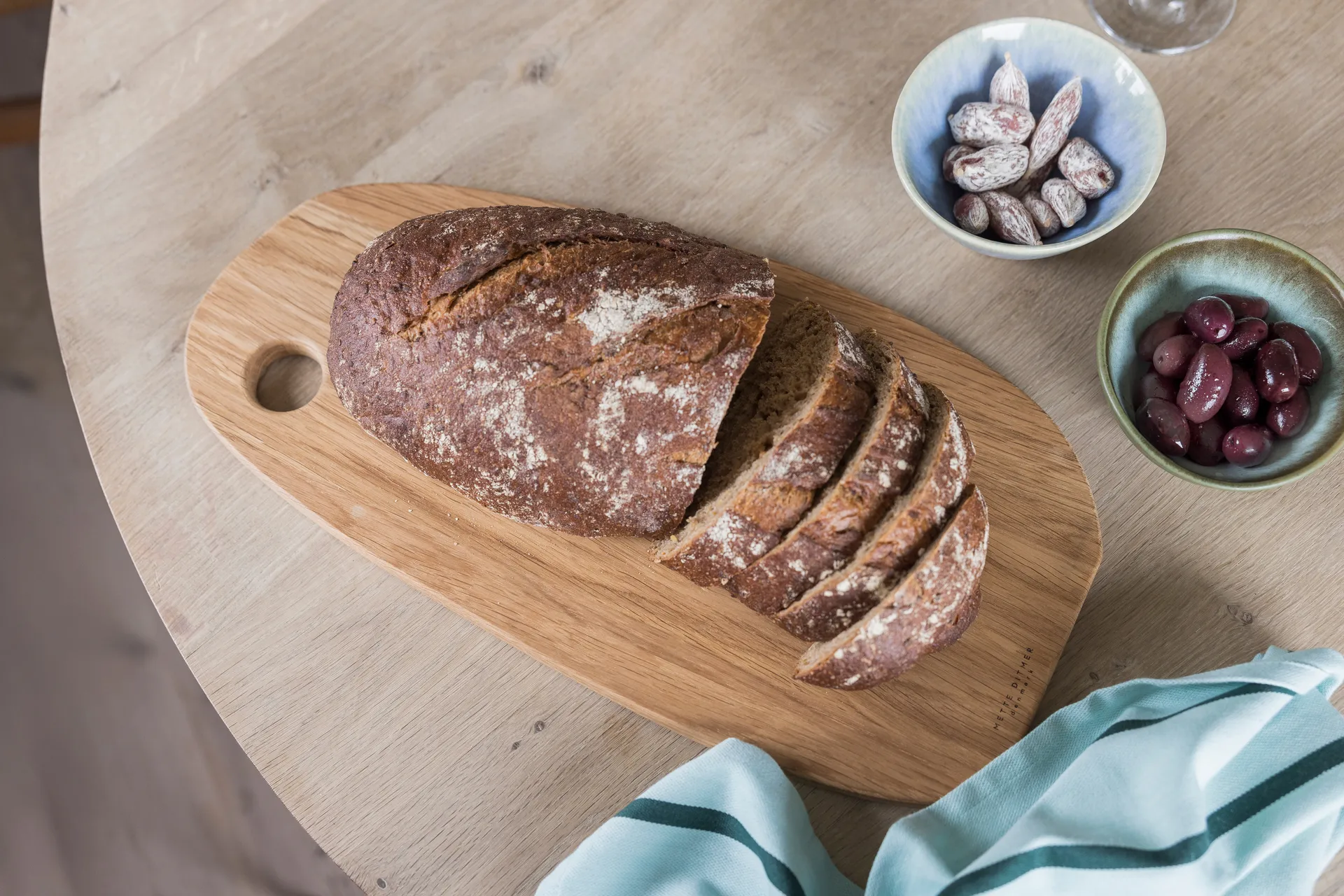 Authentic skjærefjøl, Natural, 23x44 cm Mette Ditmer