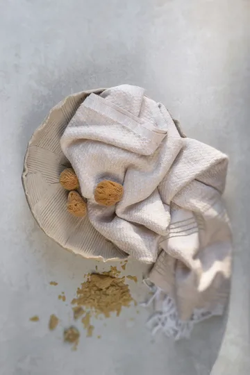 Bodrum badehåndkle - Sand - Mette Ditmer