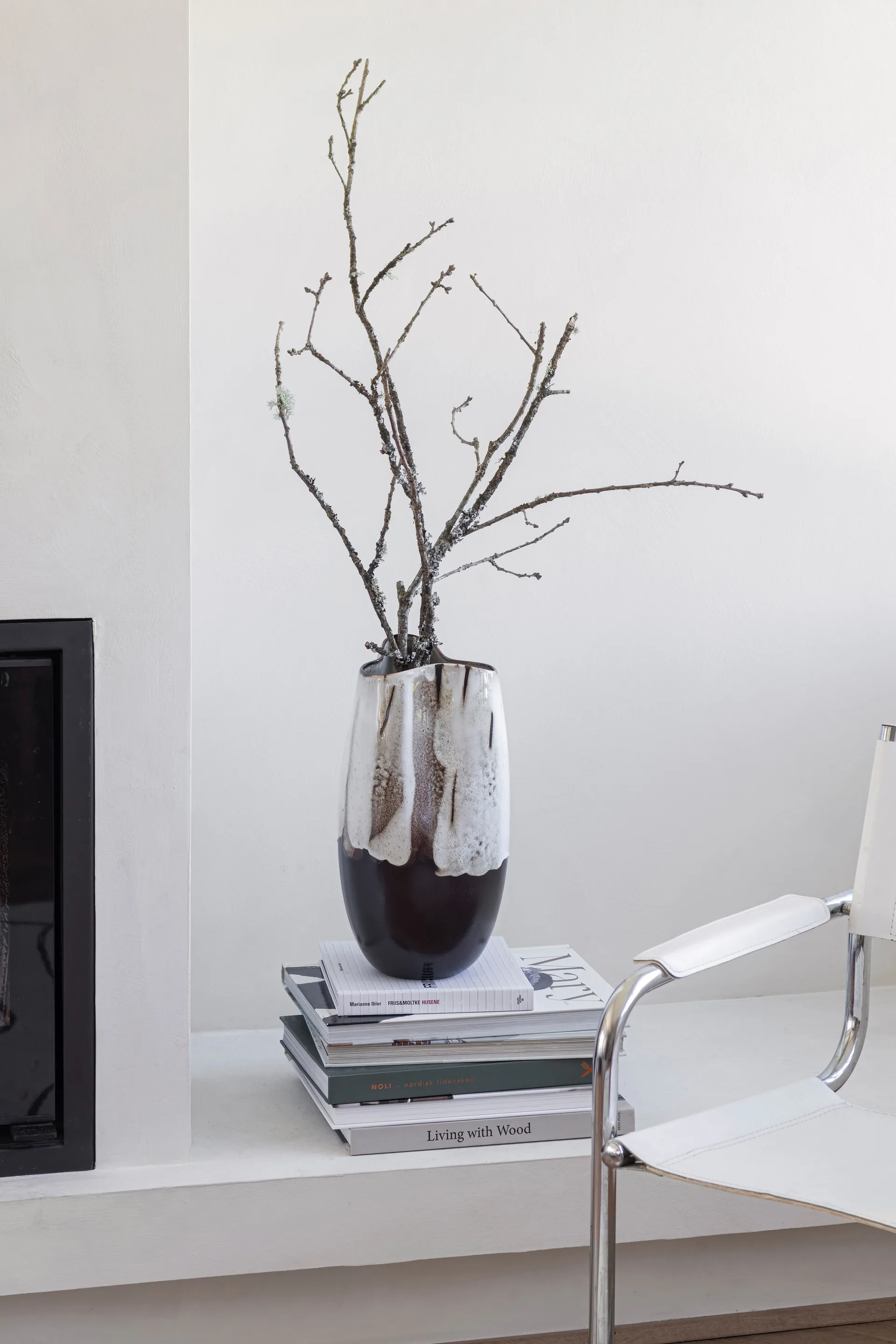 By Hand vase large 38,5 cm, Off-white Mette Ditmer