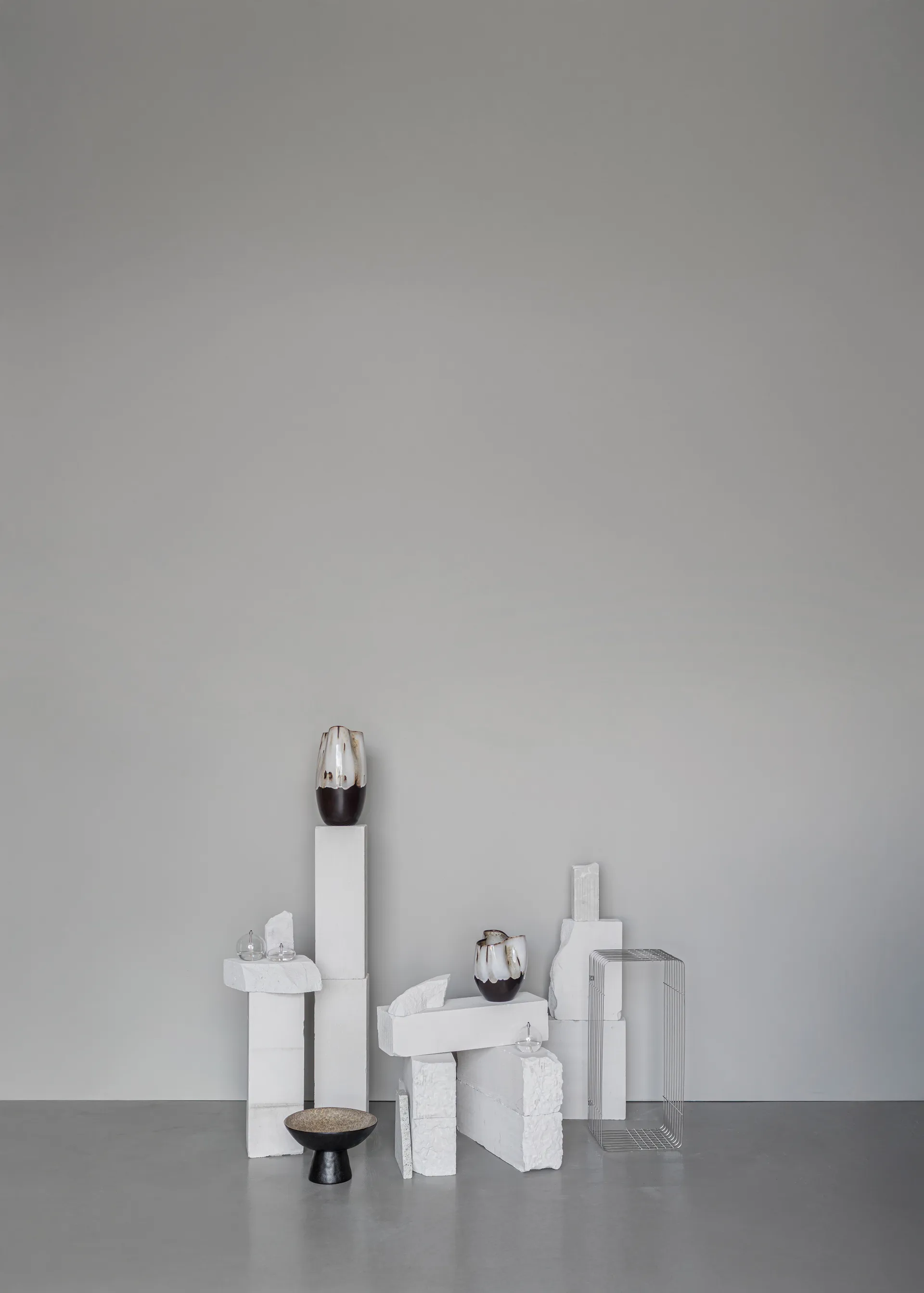 By Hand vase small 24,5 cm, Off-white Mette Ditmer