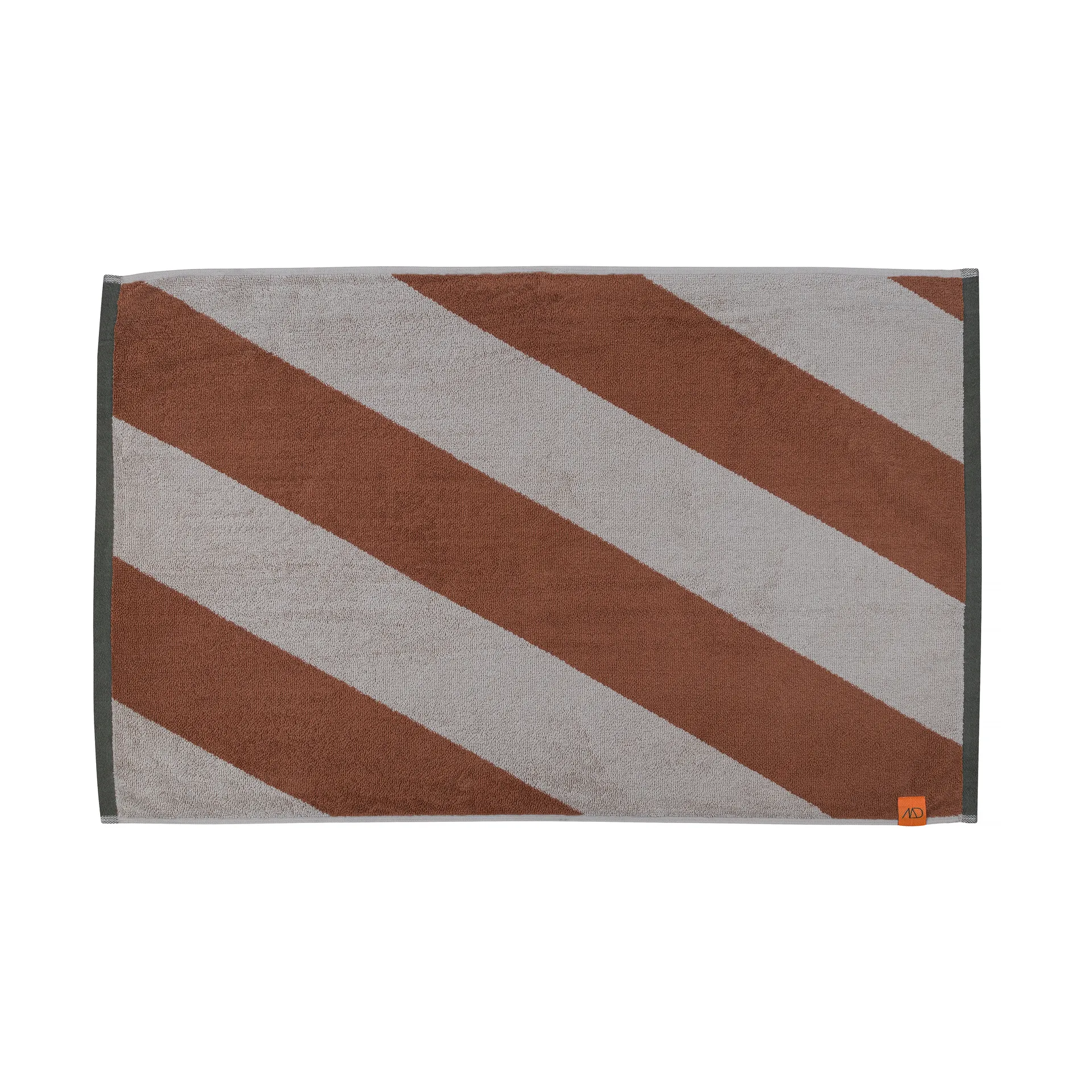 Diagonal baderomsmatte 50x80 cm, Brick Mette Ditmer
