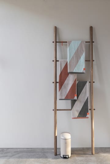 Diagonal gjestehåndkle 40x55 cm 2-pakning - Brick - Mette Ditmer