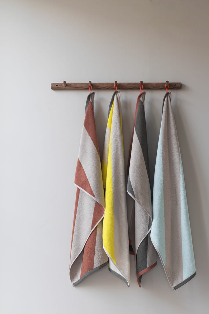 Diagonal håndkle, Dark olive, 50x90 cm Mette Ditmer