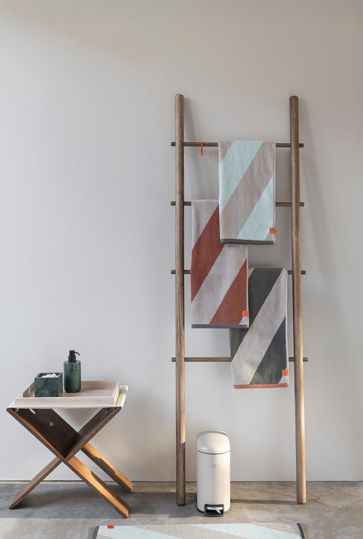 Diagonal håndkle, Mint, 50x90 cm Mette Ditmer