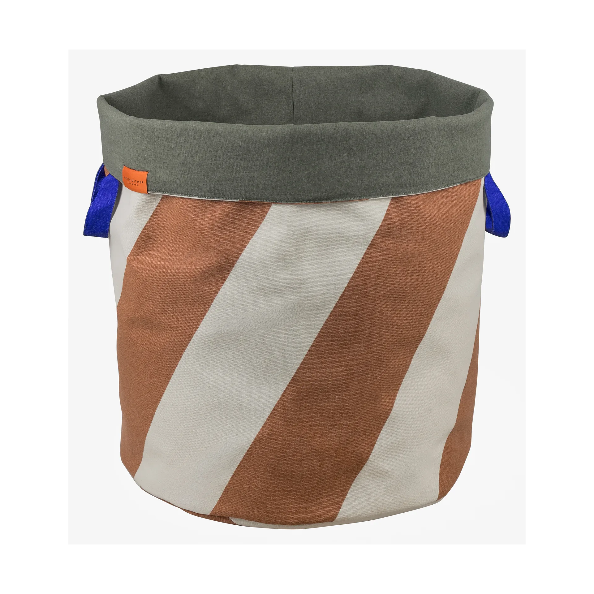 Diagonal vaskekurv Ø40x50 cm, Brick-sand Mette Ditmer