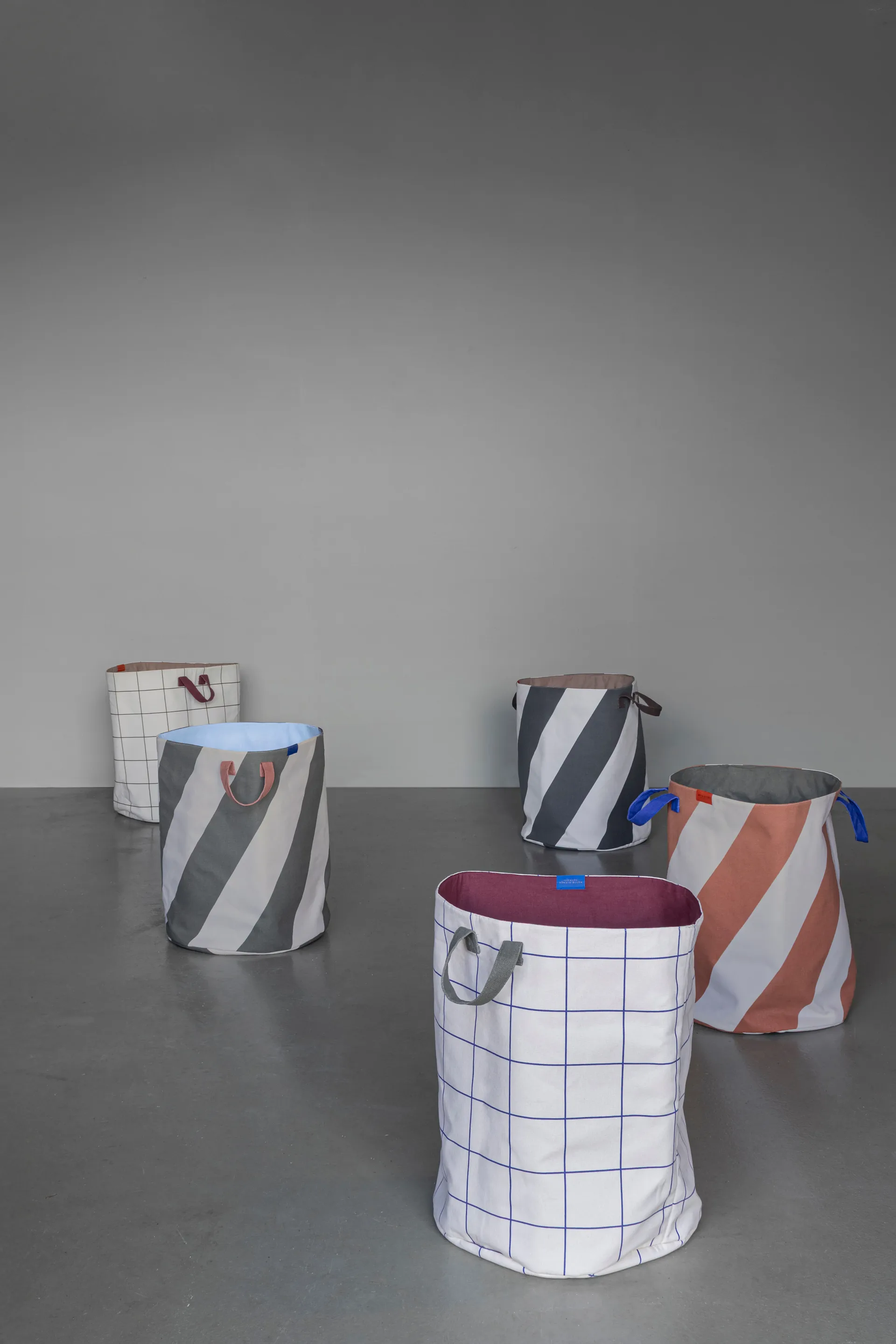 Diagonal vaskekurv Ø40x50 cm, Brick-sand Mette Ditmer