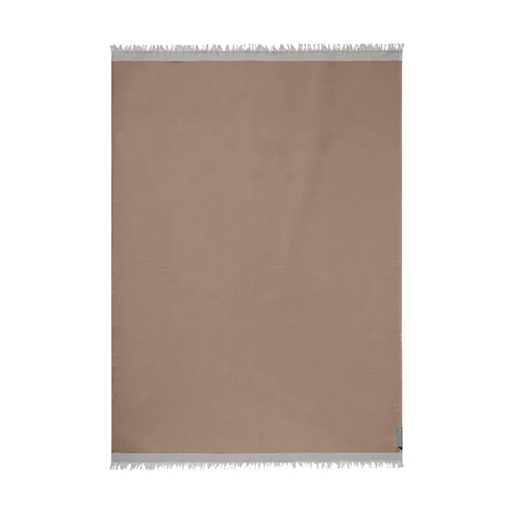 Duet pledd - Beige-Blue (beige-blå), 130x175 cm - Mette Ditmer