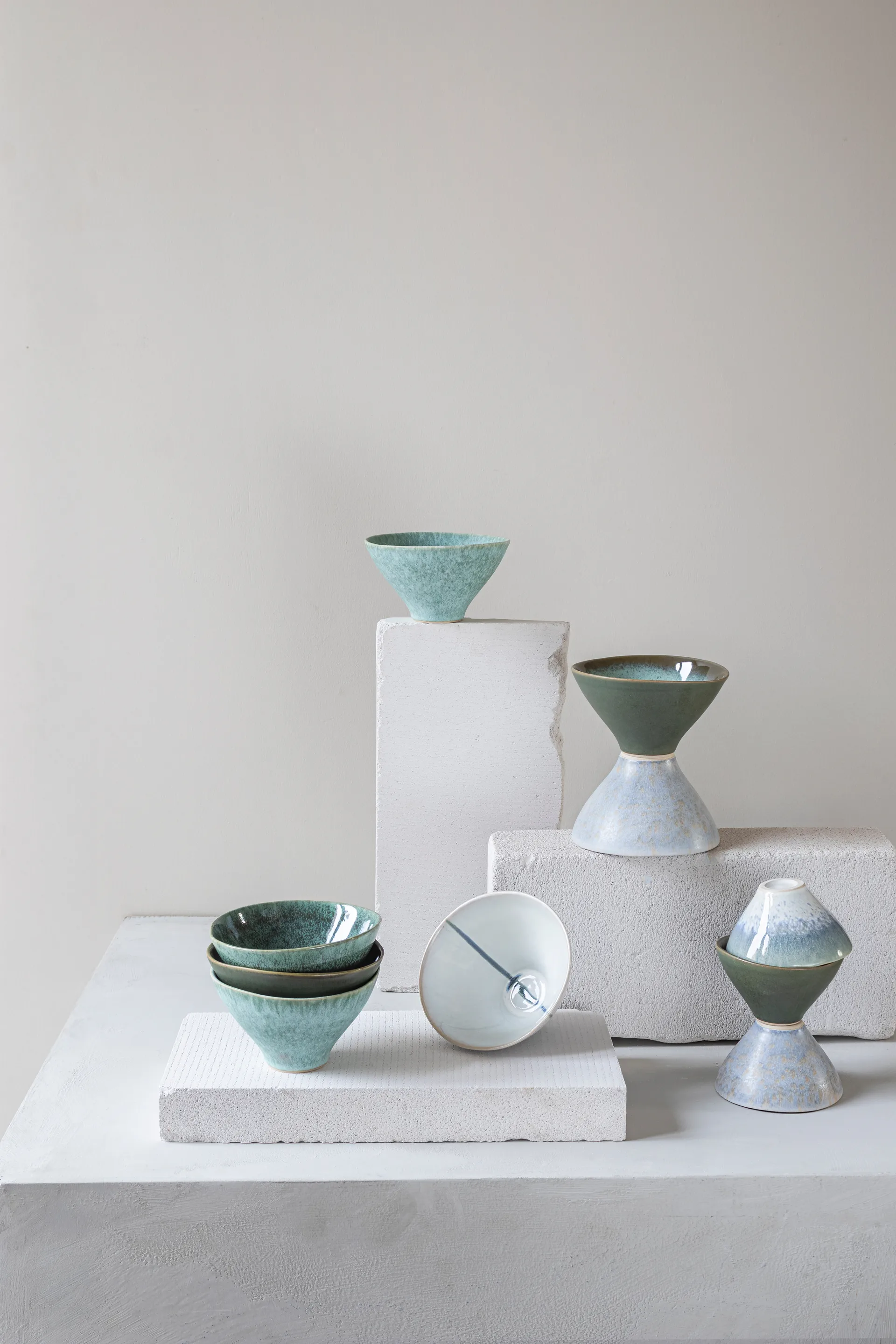 Elements bolle medium Ø15,5 cm 3 deler, Green Mette Ditmer